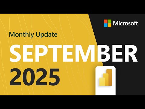 Resumen de características de Power BI de septiembre de 2025