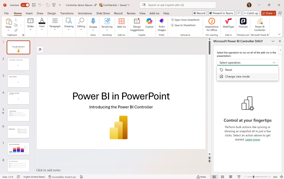 Resumen de características de Power BI de octubre de 2025